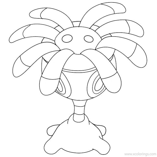 Free Pokemon Lileep Coloring Pages printable