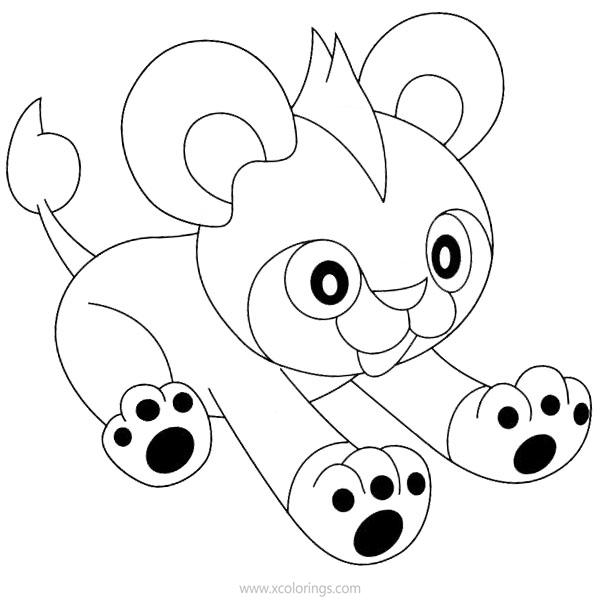 Free Pokemon Litleo Coloring Pages printable