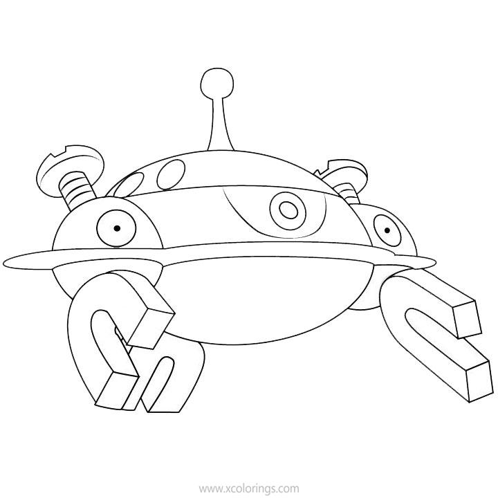 Free Pokemon Magnezone Coloring Pages printable