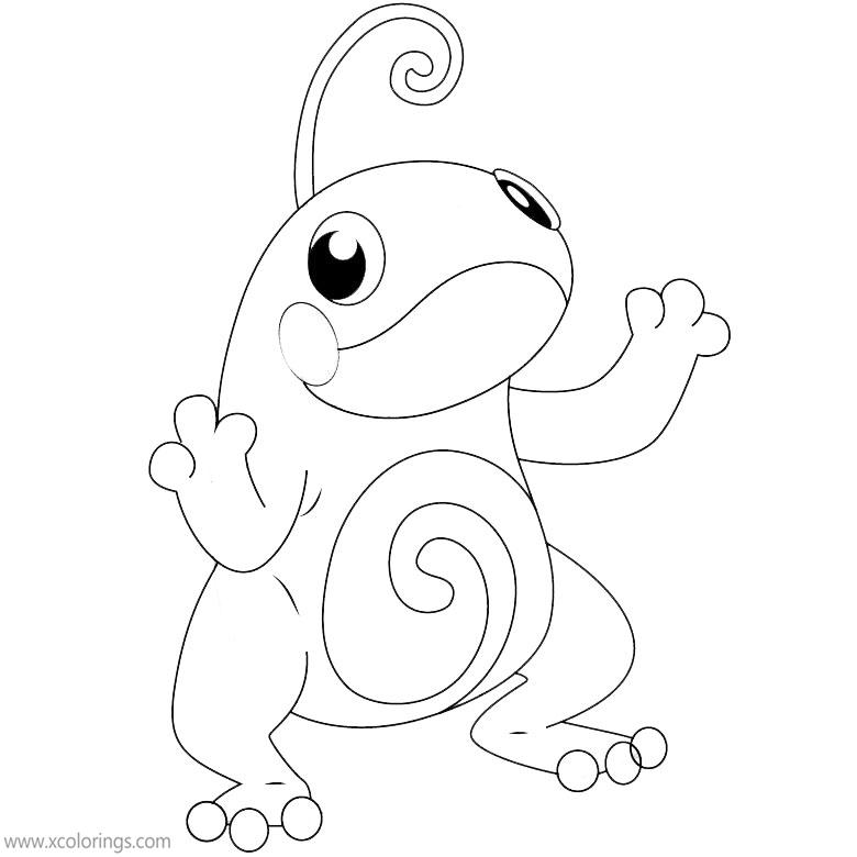 Free Politoed Pokemon Coloring Pages printable