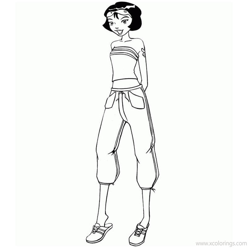 Free Printable Totally Spies Alex Colouring Pages Alex printable