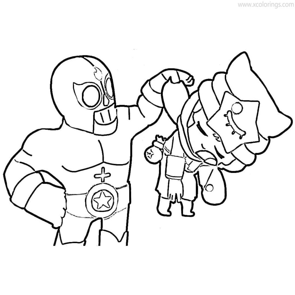Brawl Stars Sandy Coloring Pages Coloring Pages