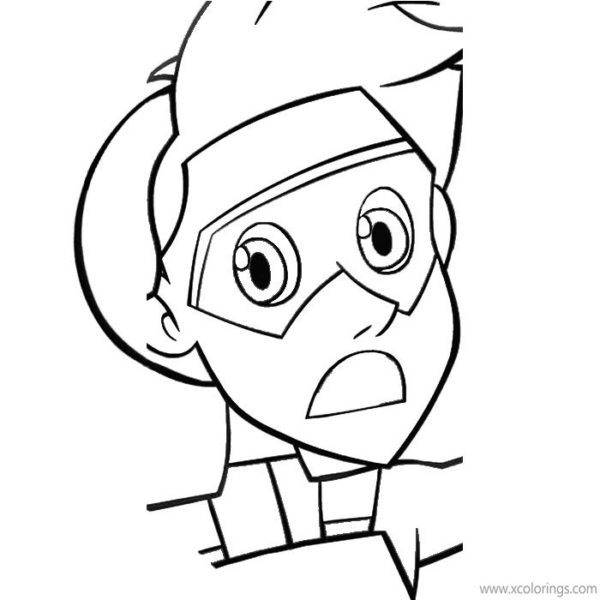 Henry Danger Coloring Pages Captain Man - XColorings.com