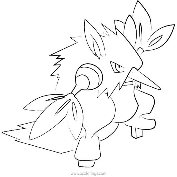 Free Shiftry Pokemon Coloring Pages printable