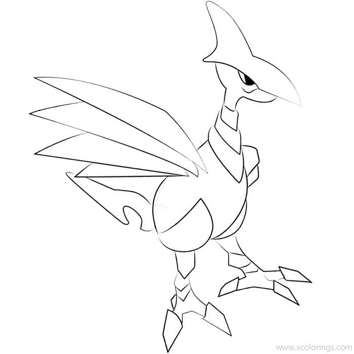 Free Skarmory Pokemon Coloring Pages printable