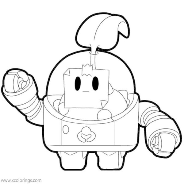 Sprout Brawl Stars Coloring Pages Mythic Brawler - XColorings.com