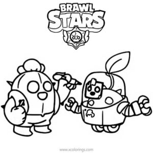cute sprout brawl stars coloring pages  xcolorings