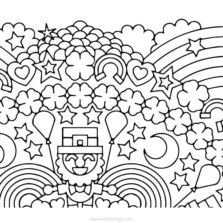Free St Patricks Day Coloring Pages Easy for Kids printable