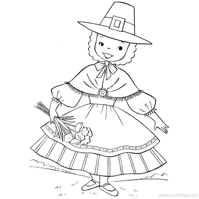 Free St. Patrick's Day Coloring Pages Girl printable