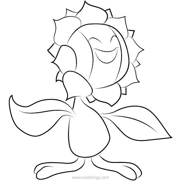 Free Sunflora Pokemon Coloring Pages printable