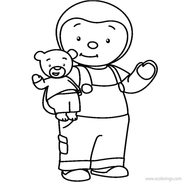 Winter Tchoupi Coloring Pages - XColorings.com