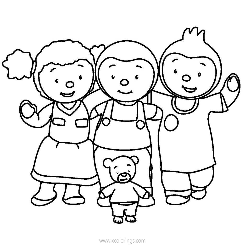 Free Tchoupi Coloring Pages Characters printable