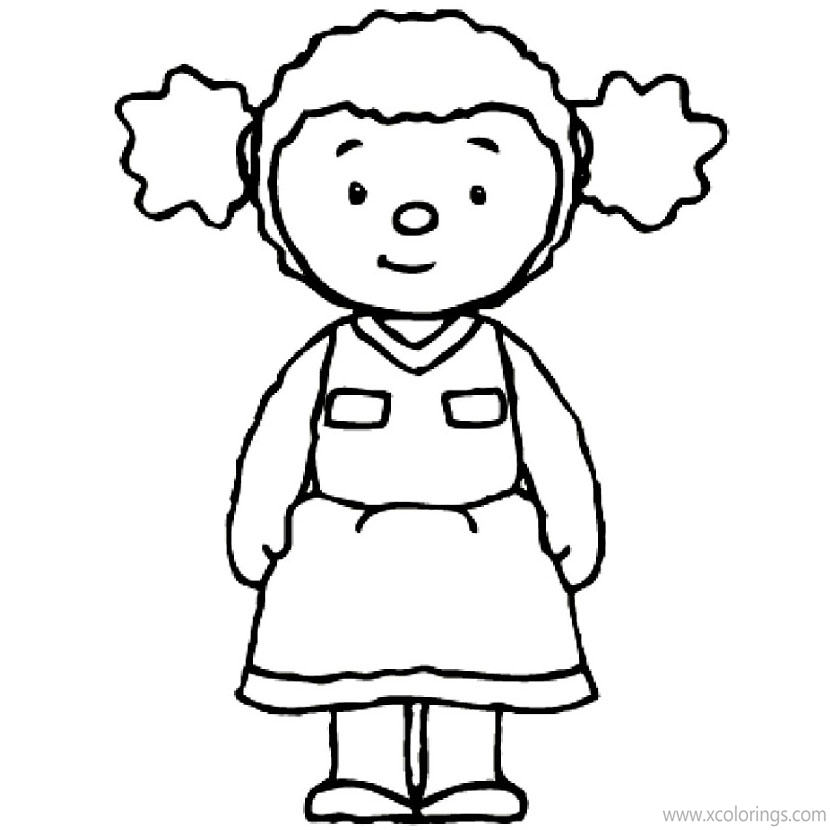 Free T'choupi Coloring Pages Lalou printable