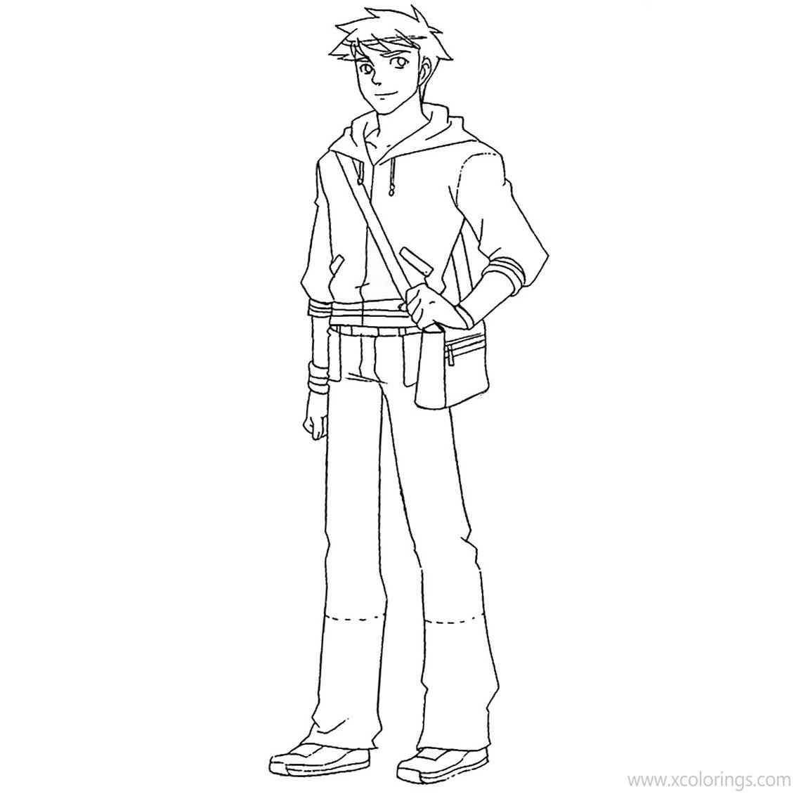 Free Totally Spies Coloring Pages Blaine printable