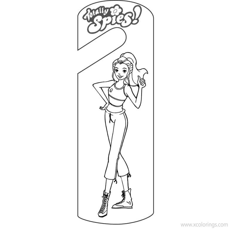 Free Totally Spies Coloring Pages Craft Template printable