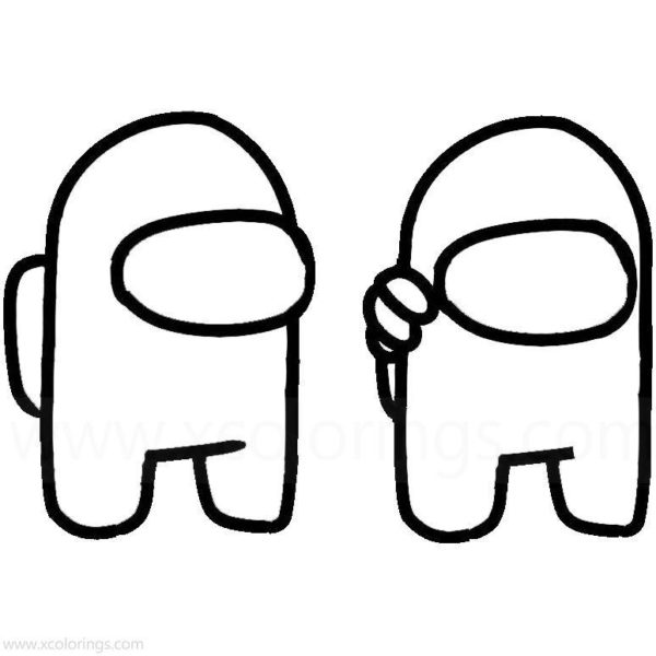 Among Us Baby Yoda Coloring Pages - XColorings.com