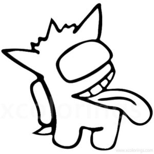 Among Us Game Coloring Pages Baby Yoda - XColorings.com