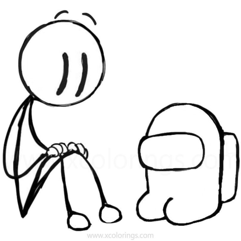 Among Us Baby Yoda Coloring Pages - XColorings.com