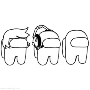 Pokemon Among Us Coloring Pages Skin - XColorings.com