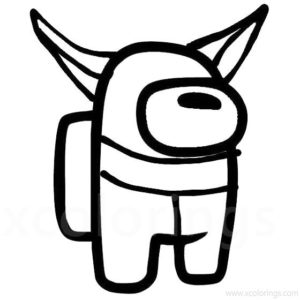 Among Us Coloring Pages Character Dancing with Henry Stickmin