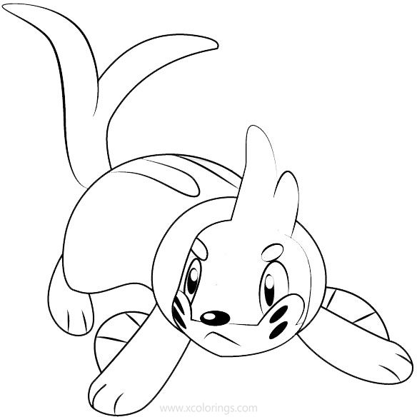 Free Buizel Pokemon Coloring Pages printable