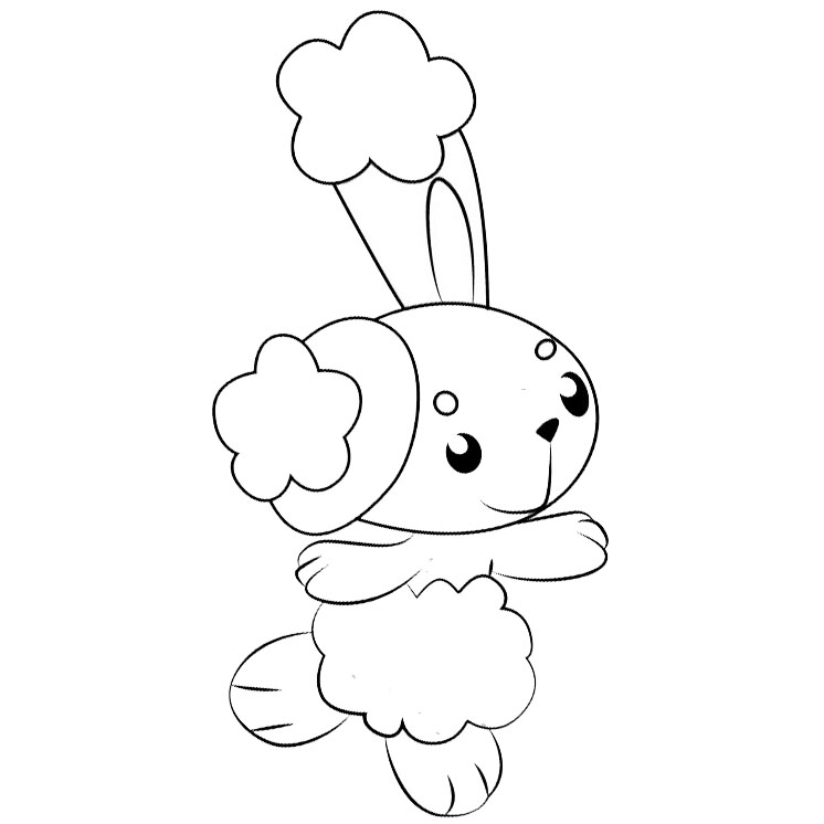 Free Buneary Pokemon Coloring Pages printable