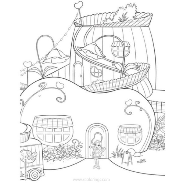 Butterbean and Cricket from Butterbean's Cafe Coloring Pages