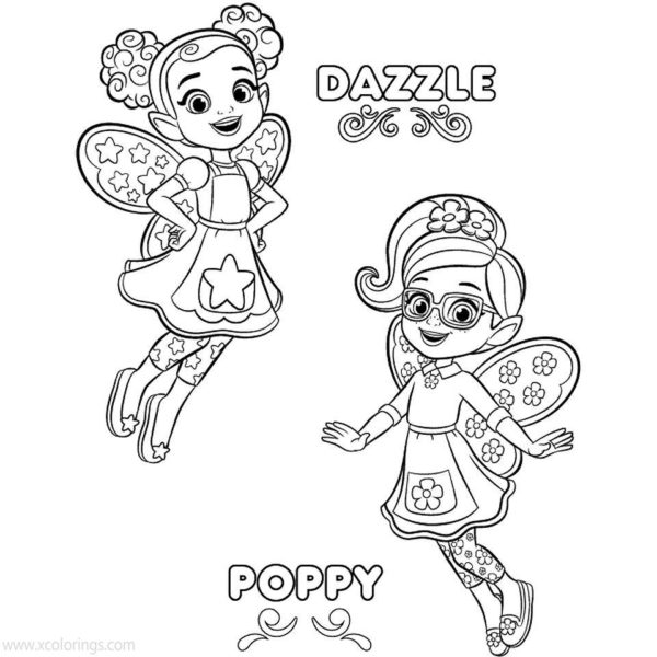 Butterbean's Cafe Coloring Pages Poppy Butterbean Cricket ...