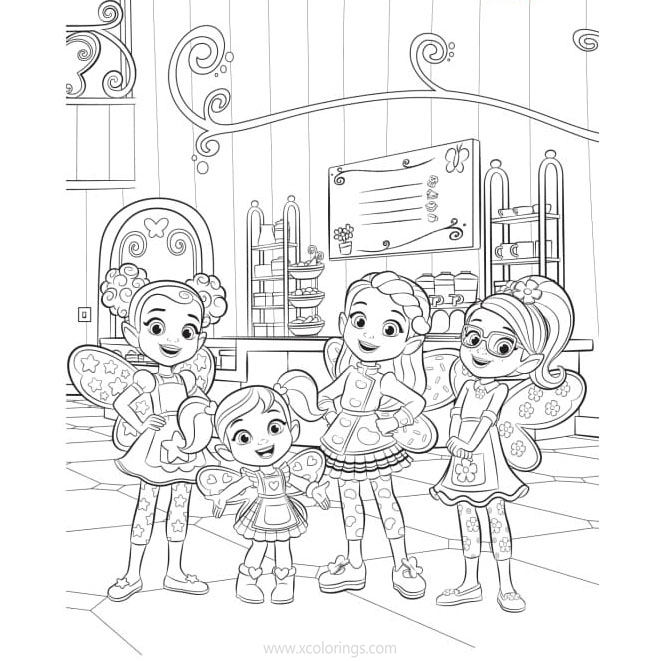 Butterbean Cafe Coloring Pages Coloring Pages