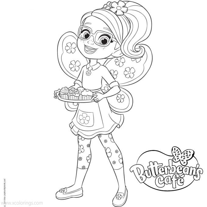 Free Butterbean's Cafe Coloring Pages Poppy printable