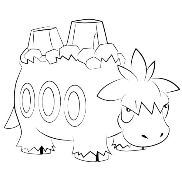 Hitmonlee from Pokemon Coloring Pages - XColorings.com