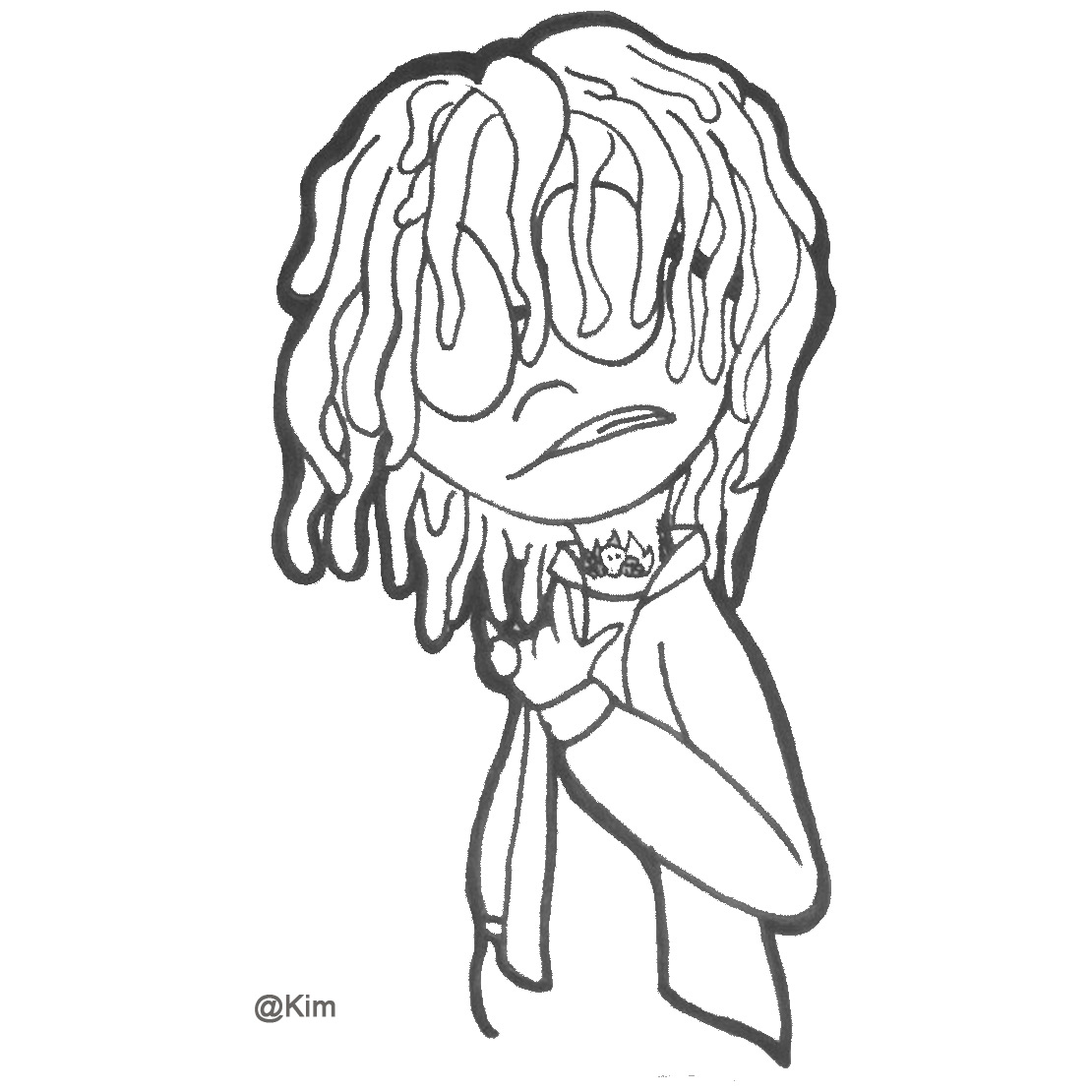 Free Cartoon Lil Pump Coloring Pages printable