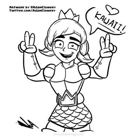 Free Clash Royale Coloring Pages Fan Drawing printable