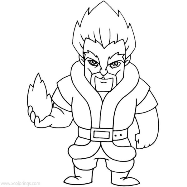 Clash Royale Coloring Pages Princess - XColorings.com