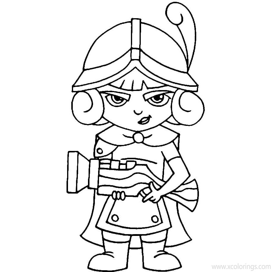 Free Clash Royale Coloring Pages Musketeer printable