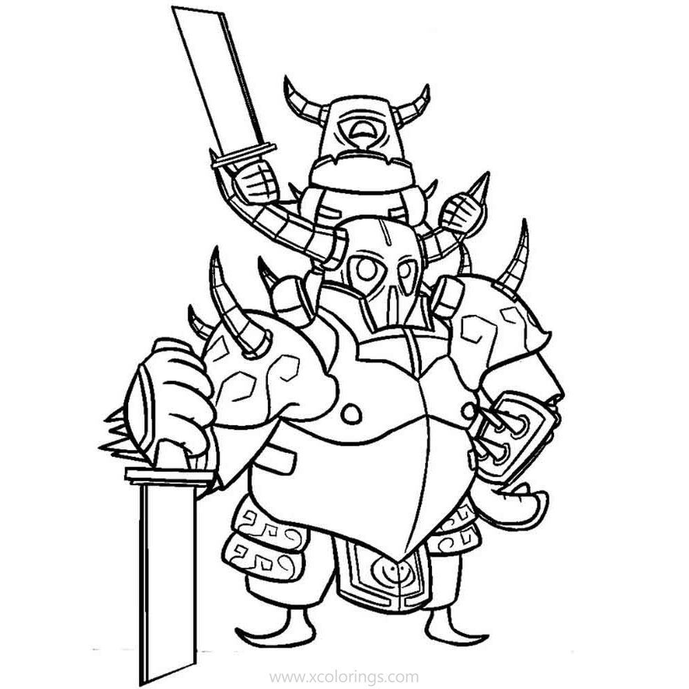 Pekka Clash Royale Coloring Pages - Reddit Wallpaper