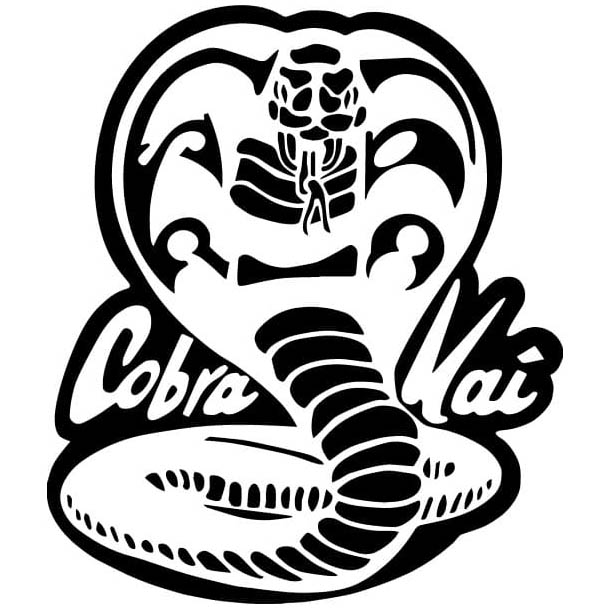 Free Cobra Kai Coloring Pages Logo printable
