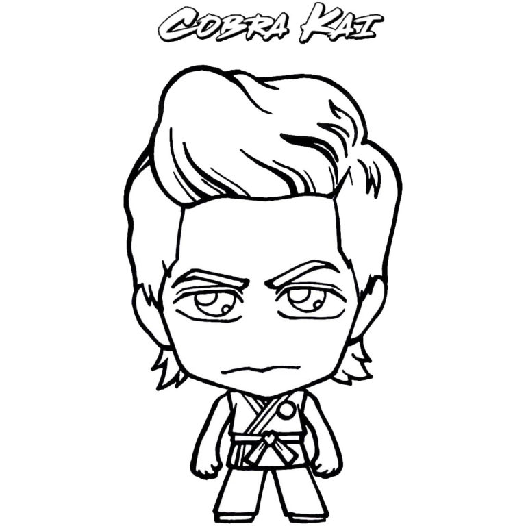 Cobra Kai Miguel Coloring Pages - XColorings.com