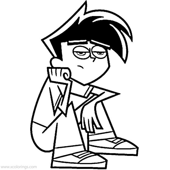 Danny Phantom Coloring Pages Printable - XColorings.com