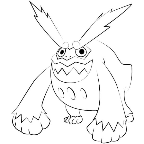 Pokemon coloring pages scyther