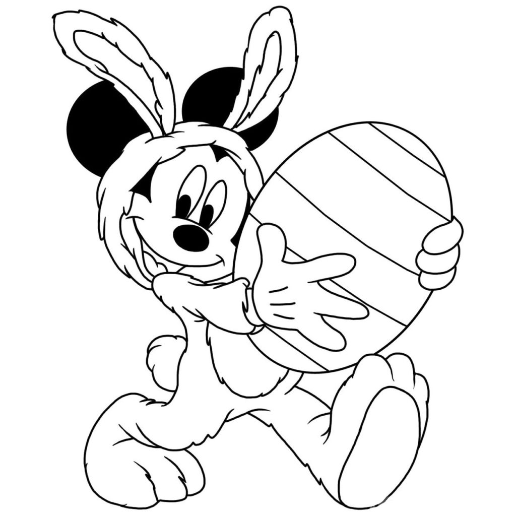 Disney Easter Coloring Pages - XColorings.com