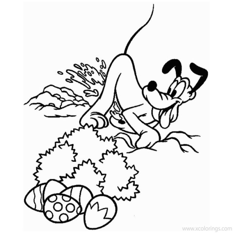 Disney Easter Coloring Pages Olaf with Easter Egg