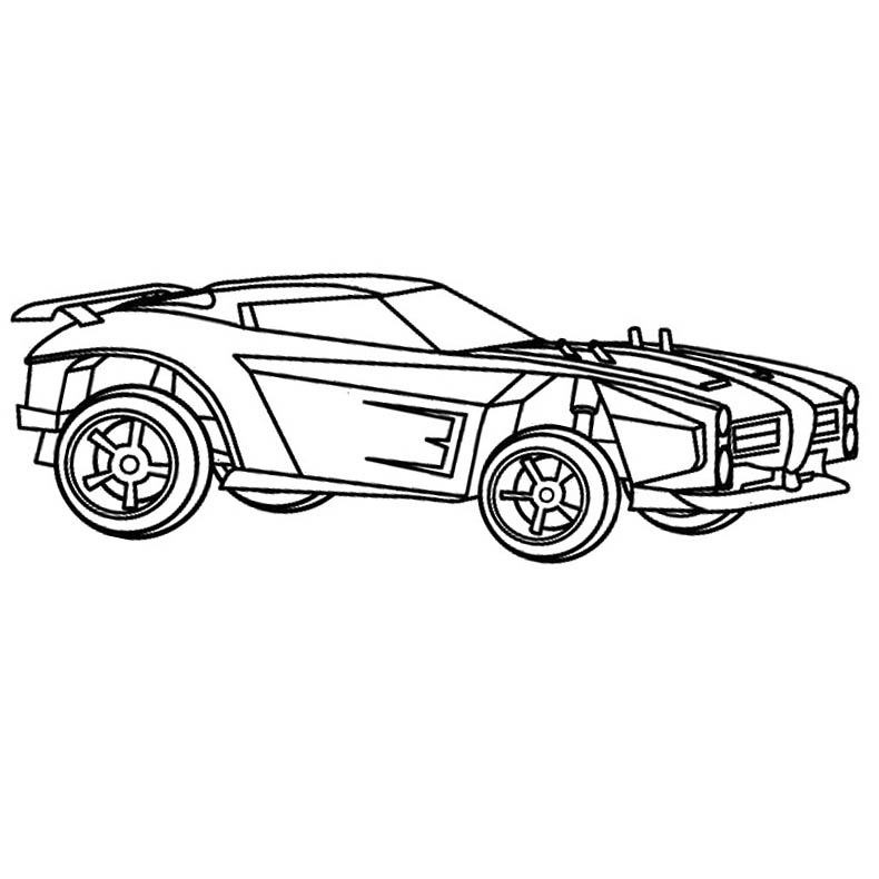 Free Dominus from Rocket League Coloring Pages printable