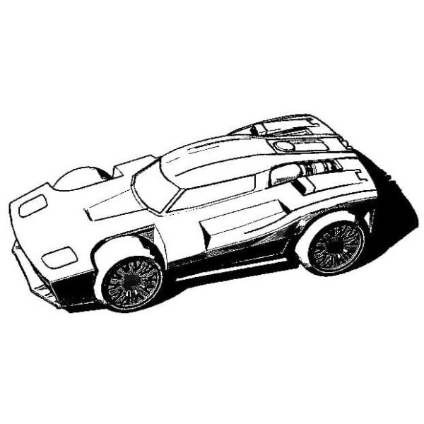 Rocket League Coloring Pages Fennec - XColorings.com