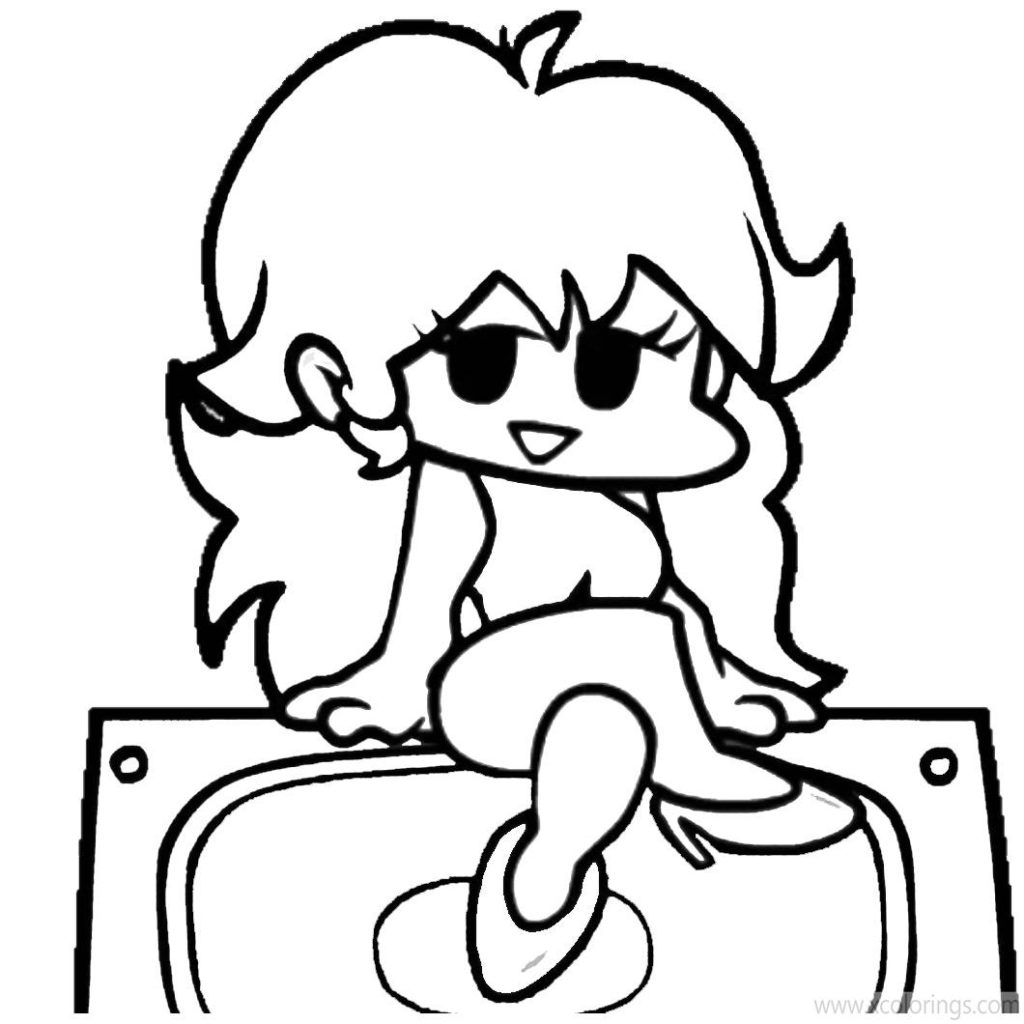 Whitty from Friday Night Funkin Coloring Pages - XColorings.com