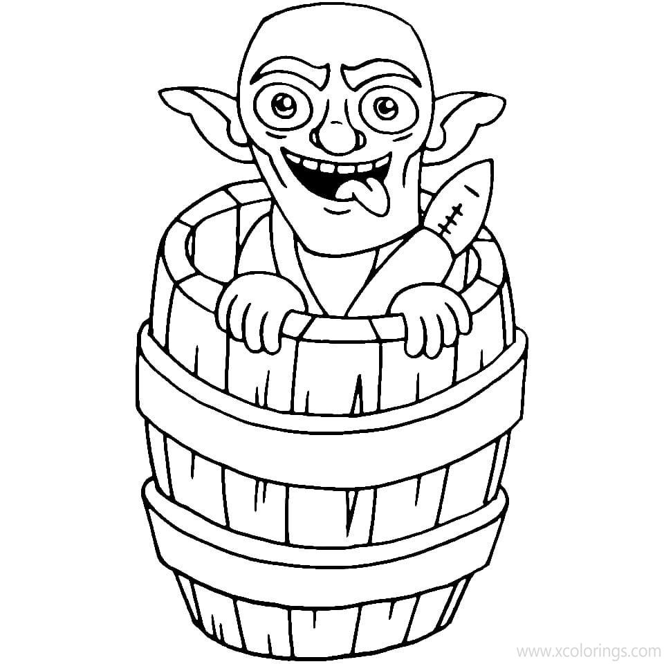 Free Goblin from Clash Royale Coloring Pages printable