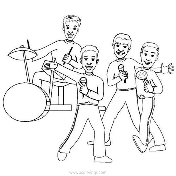 Free Happy Wiggles Coloring Pages printable