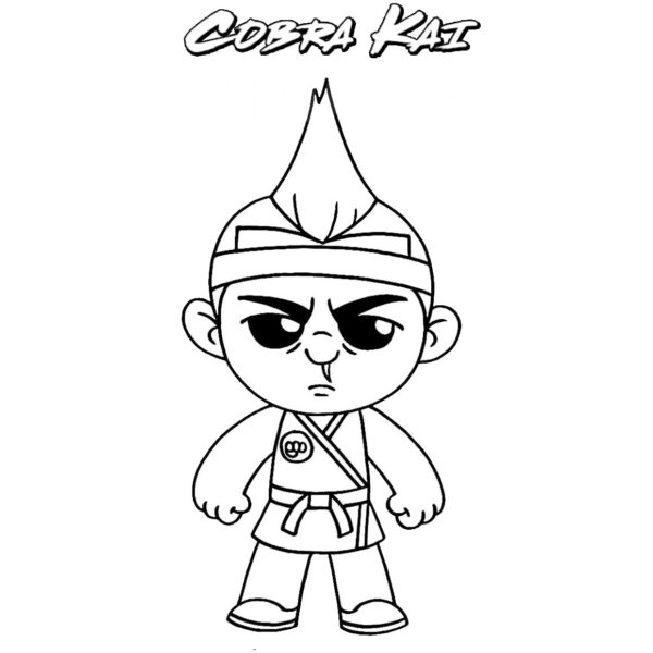 Cobra Kai Coloring Pages Miguel - XColorings.com