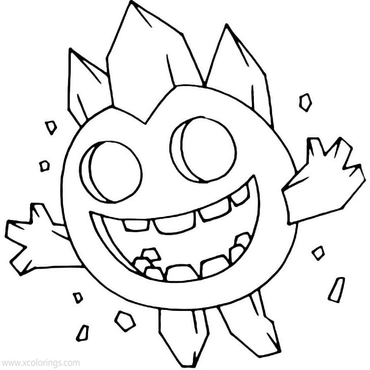 Free Ice Spirit Clash Royale Coloring Pages printable