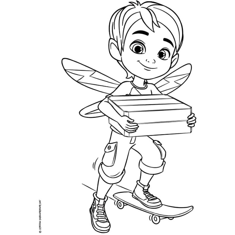 Free Jasper from Butterbean's Cafe Coloring Pages printable